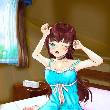 寝起き