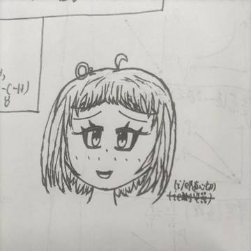 期末考试前摸鱼画的画