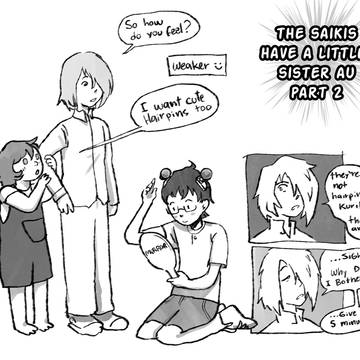 saiki k / little sister au 2