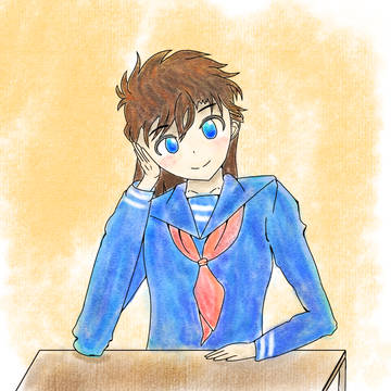 見つめる先は幼馴染み