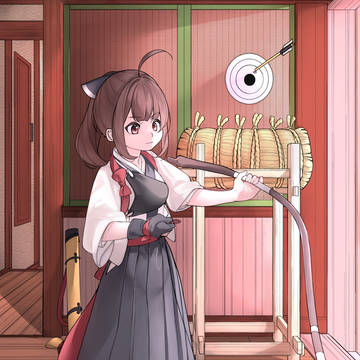 実は弓道部に所属しているきりたん