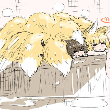 藍しゃまと一緒にお風呂
