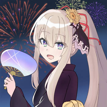 夏の夜の浴衣彩禍様