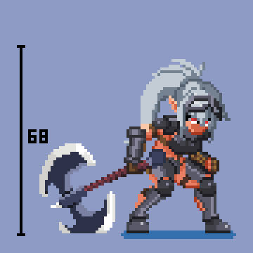Two-handed axe berserker-berserk
