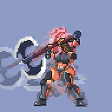 Two-handed axe berserker