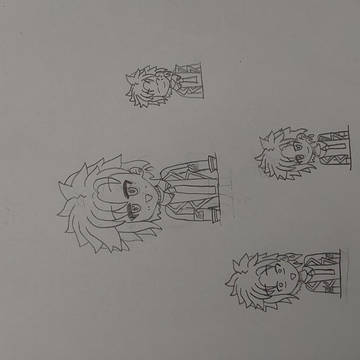 すまない先生落書き