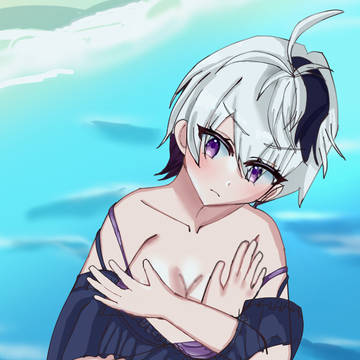 見ないで！