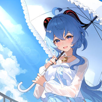 夏コミ新刊表紙甘雨ちゃん