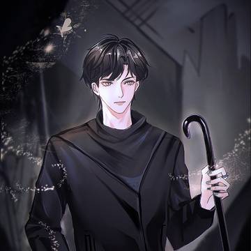 拿着拐杖的伏井出k
