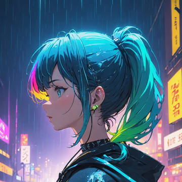 Neon Drizzle
