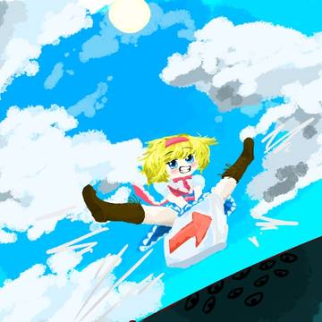FLY in the sky