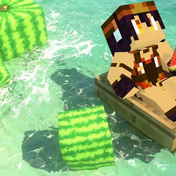 水着テルル in Minecraft!
