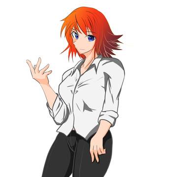 ゲームの立ち絵サンプル