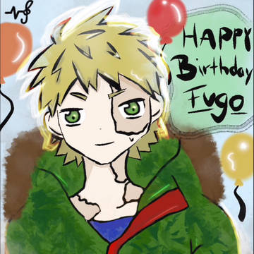 Happy birthday Fuuugooo!!!💚💖💝🎉🎂