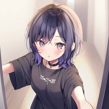 お出迎えしてくれる反抗期の妹ちゃん