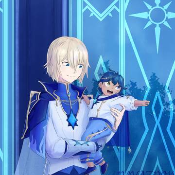 Little Kaeya & knight Dainsleif