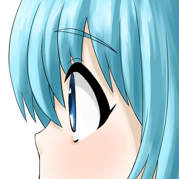 チルノ横顔