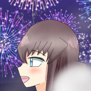 花火綺麗だね