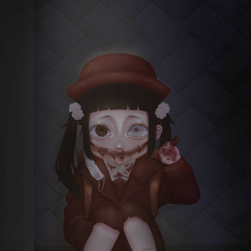 口裂け女児