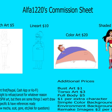 2024 Commission Sheet