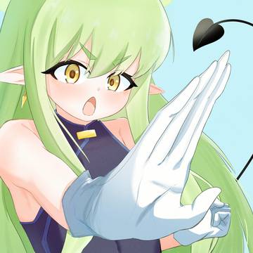 イラスト練習　チャイナ風の服着た橘ヒカリ