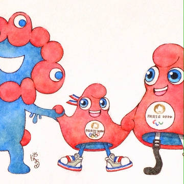 ミャクミャクとフリージュ