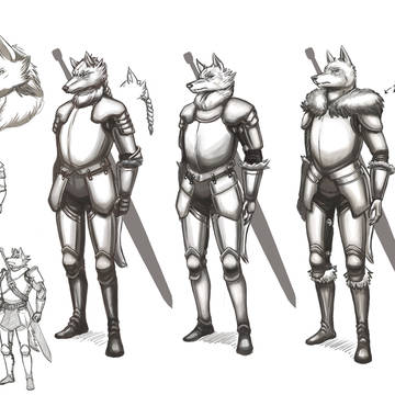 Wolf Knight concepts