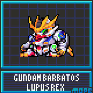 ガンダム・バルバトスルプスレクスSDドット絵
