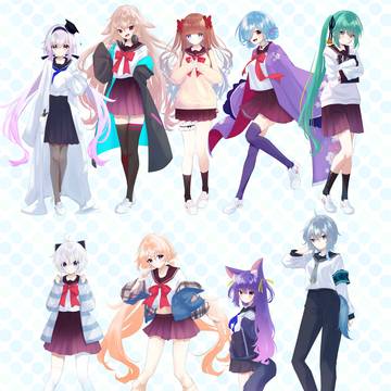 ギャルゲ風どっとライブ立ち絵まとめ