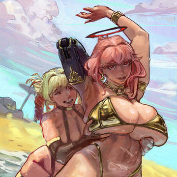 Beach Abruzzi feat golden bikini