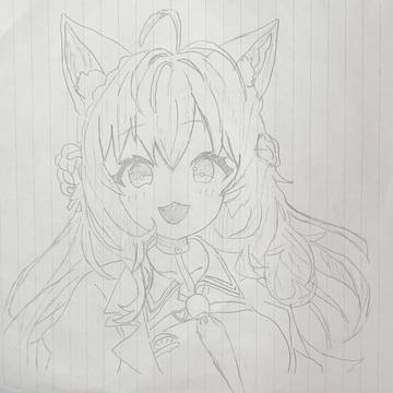 博衣こより(模写絵)