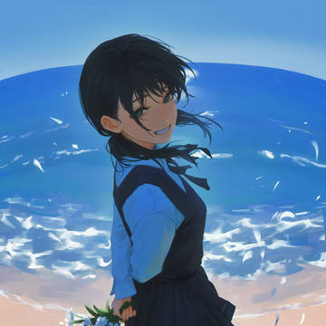 风在海边