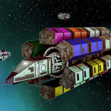 Space Waste Freighter
