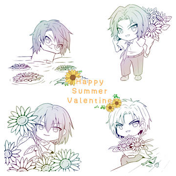 サマバレ🌻+らくがき