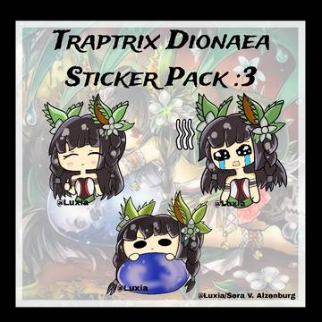 Dionaea sticker pack 1