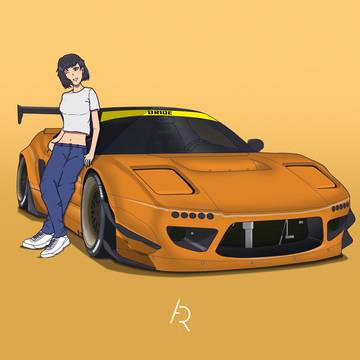 Mizu-chan & Rocket Bunny NSX
