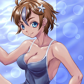 ハイレグ競泳水着