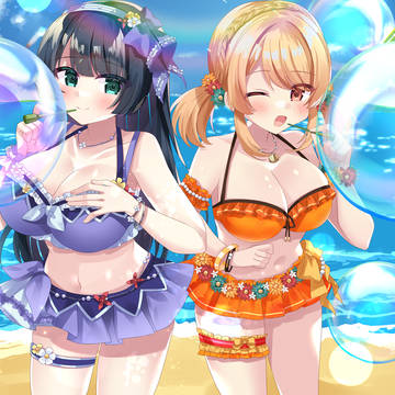 りんくちゃんと麗ちゃん