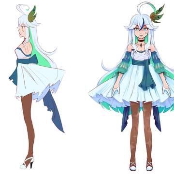 VTuber Ref Sheet Pavo 1.5