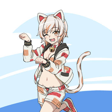 水着のミケ