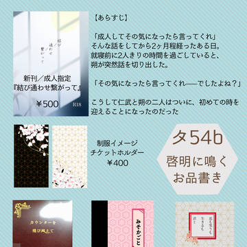 縁を結合ぐ化学式VG2024お品書き