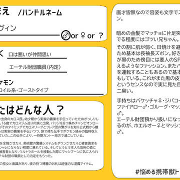 悩める携帯獣トレーナー カロスの兄ちゃん