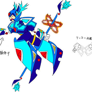 ロックマンxのアーマー書いてみた