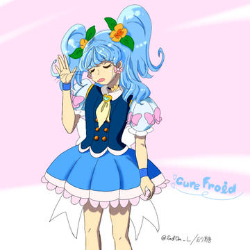 青い魔法少女