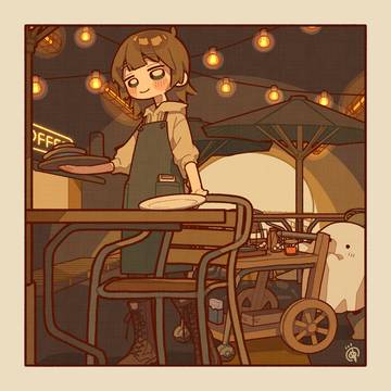 過疎化した街に出来たトンネルカフェ
