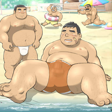 みんなで海水浴(会社編)