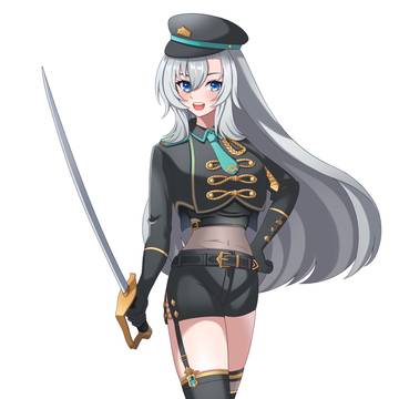 皇美緒奈さんフラワースタンド用イラスト（ファンメイド）