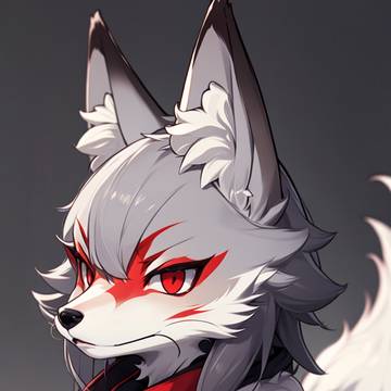 Gray furry