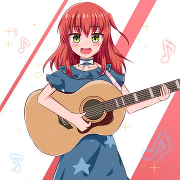 アコギを弾く喜多ちゃん