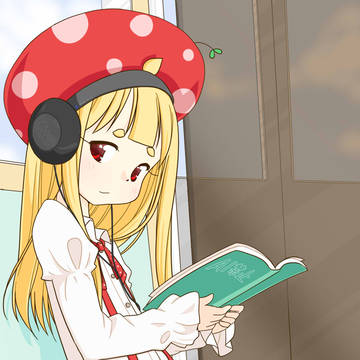電車乗るキノコスライム